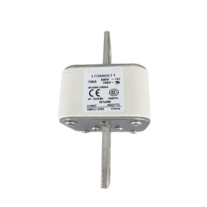Fusible CC rápido 170M6611 ideal para instalaciones de energía renovable y cuadros eléctricos