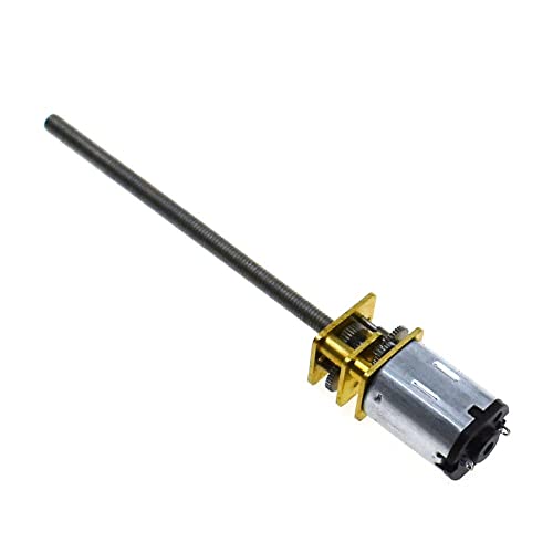 Reland Sun DC 3V Gear Motor M3*55MM Lead Screw Thread Output Shaft 30-600RPM (150RPM)