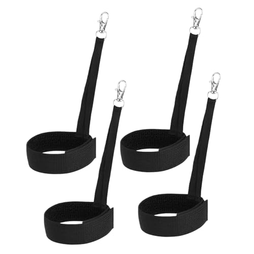 Dragonne pour gants – 4 pièces élastiques pour gants de ski, temps froid avec clip, sangles sécurisées anti-perte pour le snowboard, les sports d'hiver | pour les déplacements domicile-travail Marche