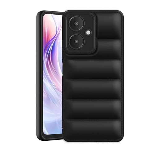 Amazon Brand - Solimo Puffer Case Camera Protection Soft Back Cover for Redmi 13C 5G - Black (B0D2P8Y115) Amazon Price History, Amazon Price Tracker
