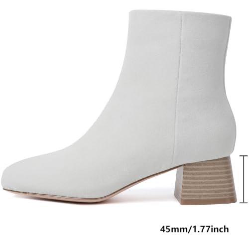 Image of Susanny High Heel Boots for Women,Womens Platform Boot Heels Sexy Round Toe Lace UP High Heels Mid Calf Boots