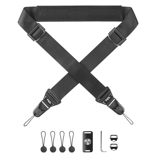 FIEIL Camera Strap with Quick Release Plate, Adjustable Camera Neck Strap, Comfort Camera Sling...