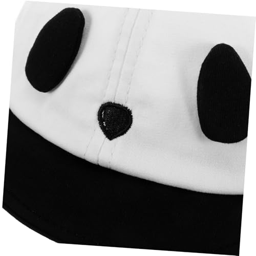Panda Baseball Cap for Kids Lightweight Cotton Sun Hat Adjustable Snapback Toddler Cap UV Protection for Baby Boys and Girls Cute and Soft Brim3