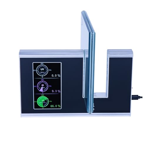 Medidor de transmitancia de luz para ventanas laminadas de 47 mm con sensor UVT e IRT