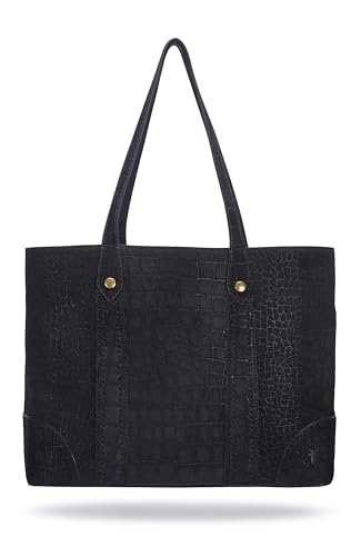 Image of Frye Women's Melissa Shopper Tote Bag, Stylist Large Handbag with Adjustable Strap & Pockets