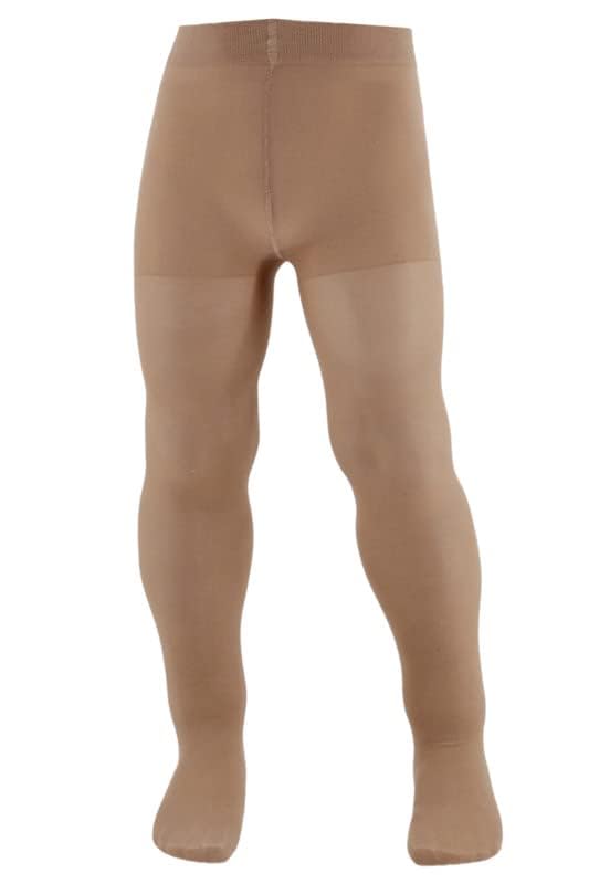 AQUILONE Leotardos Vanity, Leotardos para Bebé Niña Elásticos Transparentes 20 Deniers, Elegantes Calcetines para Bebé - Made in Italy (Natural, 2/4)