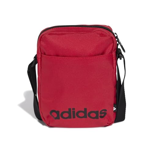 adidas Unisex LINEAR Organizer, Pure Ruby/Black, One Size