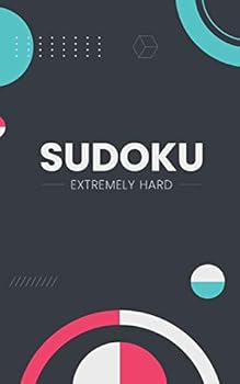 Paperback Sudoku Extremely Hard: Very Hard Sudoku Puzzle Book Compact & travel-friendly: only 5 x 8 inches in size 184 Extremely Difficult Puzzles With Solution Book