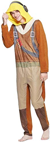 Epic Games Fortnite Collection Adult Fortnite Raptor Long Sleeve Union Suit Pajama – (X-Large)