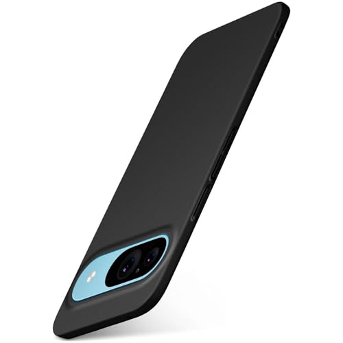 Alpha Case per Google Pixel 9 Custodia Ultra Sottile con Protezione Aumentata della Fotocamera Cover rigida Backcover Minimalistica Opaco slim nero