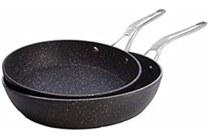 Heritage The Rock 10-Inch and 12-Inch Non-Stick Fry Pans,2-Pack