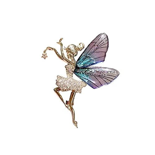Broche en zircon incrustée de haute qualité pour robe de corsage