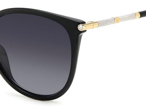 Carolina Herrera HER 0189/G/S Black Gold/Dark Grey Shaded 57/17/145 women Sunglasses3