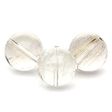 (SAJ) 1粒売り ゴールドルチルクォーツ 10mm パワーストーン 天然石 バラ売り ビーズ 穴あき zz000428