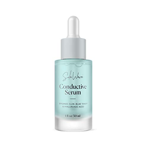 SolaWave Conductive Serum, 1oz â€“ Aloe, Blue Tansy, Hyaluronic Acid Serum â€“ Amplifies & Conducts SolaWave Wand s Micro-currents â€“ Hydrating, Moisturizing, Anti-Aging, Anti-Wrinkle