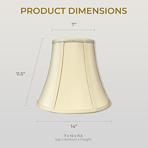 Royal Designs, Inc. "True Bell Basic Lamp Shade, Beige, 7"" x 14"" x 11.5""" (BS-704-14BG) - Thumbnail 2