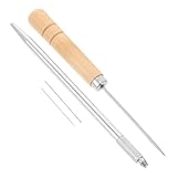 Tofficu Doll Hair Rooting Werkzeug Holzgriff Diy Puppenhaar Reparaturset Strapazierfähiges Leichtes Zubehör Für Puppenperücken Haarverpflanzung Und Styling