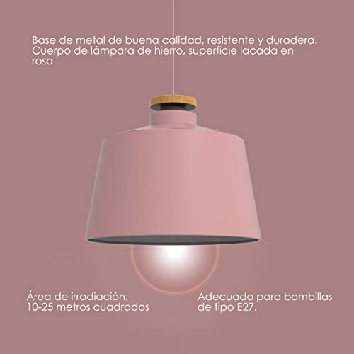 La Mejor review de Lampara de techo rosa más recomendados. 18 Imagen adicional