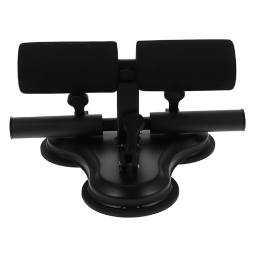 Alasum Verstellbare Sit Up Stange mit Saugnäpfen Tragbares Bauchmuskeltrainingsgerät für Heimfitness Kompakte Crunch Hilfe mit Großer Saugtellerfläche