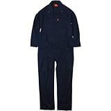 [プロノ] オリジナル 綿混ツナギ PR-2401ネイビー Lサイズ つなぎ オーバーオール オールインワン メンズ 作業服 作業着 メカニック 整備 車 バイク 農業 畑 DIY ツナギ