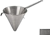 Producto útil y práctico DE BUYER 3351.21 - Colador Chino microperforado para repostería (0,8 mm, más higiénico Que la estameña)