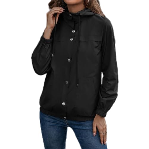 Chaqueta impermeable de mujer con acabados de alta resistencia para senderismo y deporte