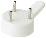Merriway® BH01676 (20 Pcs) Small 22mm (7/8 inch) White Nylon Non-Trace Hardwall Drywall Picture Hook - Pack of 20 Pieces