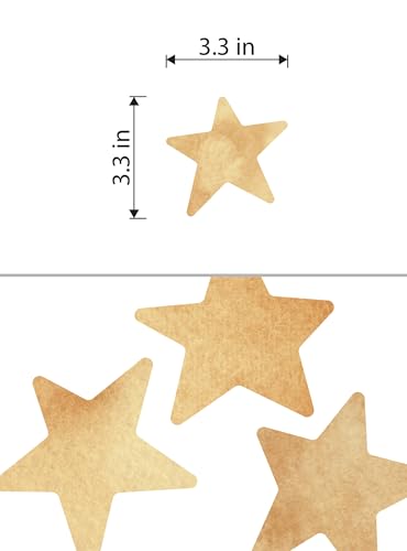 Watercolor Stars - Vinilo adhesivo dorado miniatura 3
