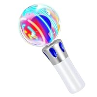 KutaKuta Musical Light Up Wand - 2025 Latest Light Up Magic Ball Toys Wand Sensory Light Up Toys, Baby Sensory Toys & Sensory Toys, Lights Up Spinning Wands for Party, Gifts