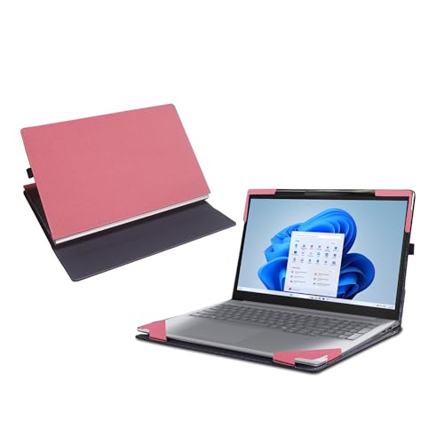 Funda para Laptop Lenovo ThinkBook 16 Gen 8 16'' Cuero PU Rosa miniatura 1