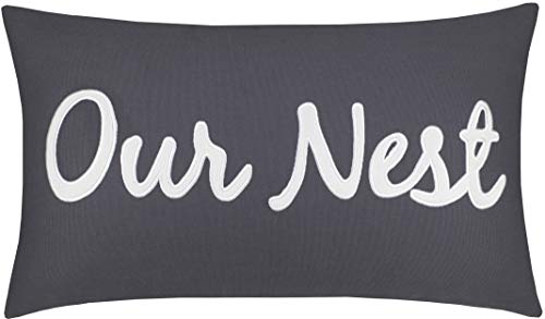 EURASIA DECOR DecorHouzz Home Sentiment Pillow Cover Embroidered Pillow Cases Throw Pillow Decorative