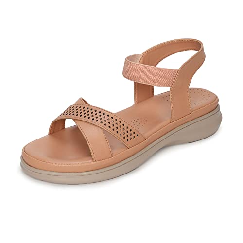 Image of Marc Loire Women's Comfortable Slip on Casual Open Toe Flats Sandals