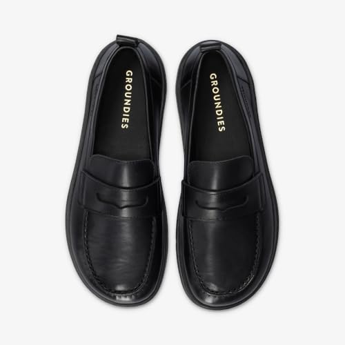GROUNDIES Brisbane Men Penny Loafers - Classic Minimalist Style, TrueSense Urban Sole, Breathable Nappa Leather, Business-Casual4