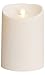 Luminara Realistic Artificial Moving Flame Outdoor Pillar Candle - Moving Flame LED Battery Operated Lights for Outside Christmas, Halloween - Remote Ready - Remote Sold Separately - Ivory - 3.5