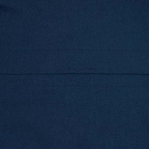 Amazon Brand - Solimo Elegant Navy Blue Pillow Cover, Brushed Cotton (Set of 2, Navy Blue, 17" X 27") 5 31QYhzOwp+L