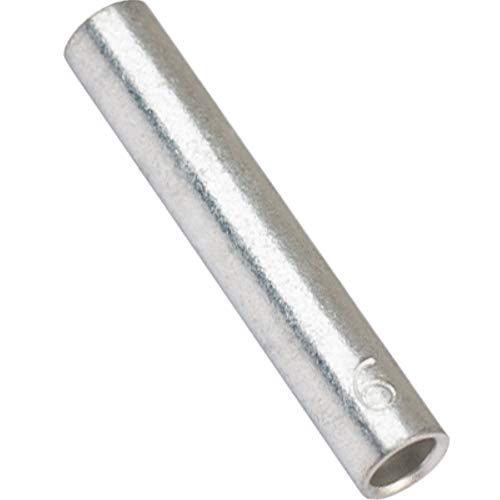 Ancor 252140 Marine Grade Electrical Heavy Duty Tinned Copper Butt Connectors (6-Gauge, 2-Pack)