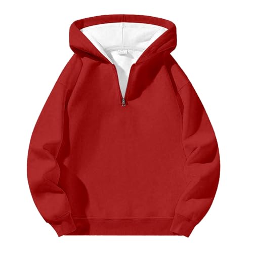Sweat-shirt à capuche homme uni à manches longues pour l'automne et l'hiver