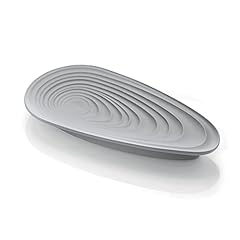 Guzzini - Eco-Kitchen, KEEP CLEAN, Poggiamestolo, Poggia Posate, Materiale Riciclato - Grigio Opaco, 25x12,5xh 3 cm - 17990033