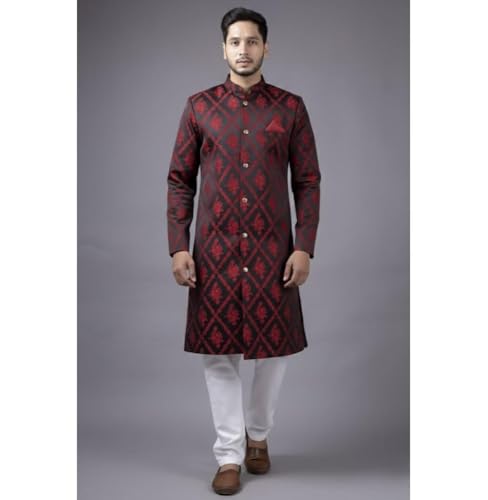 Image of Mens Ethnic Wear Indo Western Set