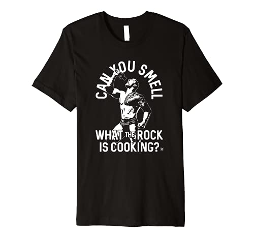 WWE Can You Smell What The Rock Is Cooking Premium T-Shirt WWE Can You Smell What The Rock Is Cooking Premium T-Shirt