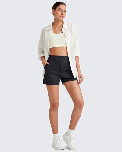 G4Free ShiftReady Athletic Shorts for Women High Waisted Trouser Shorts Trendy Casual Summer Short with Pockets 6
