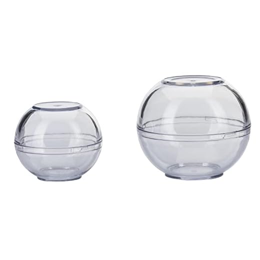 Westmark 25722260 2 Storage Balls, 2.75" 3", Clear