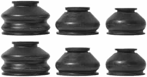 Lot De 4 Cache-Poussière Pour Rotules De Suspension - Joints En Caoutchouc Noir - Compatible Voitures, Utilitaires