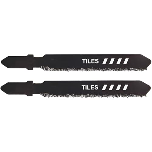 Image of Tungsten Carbide Grit Jigsaw Blades Tiles, 2 in pack.
