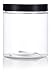 Clear 32 oz PET Plastic (BPA Free) Large Refillable Jar - (3 pack) + Labels