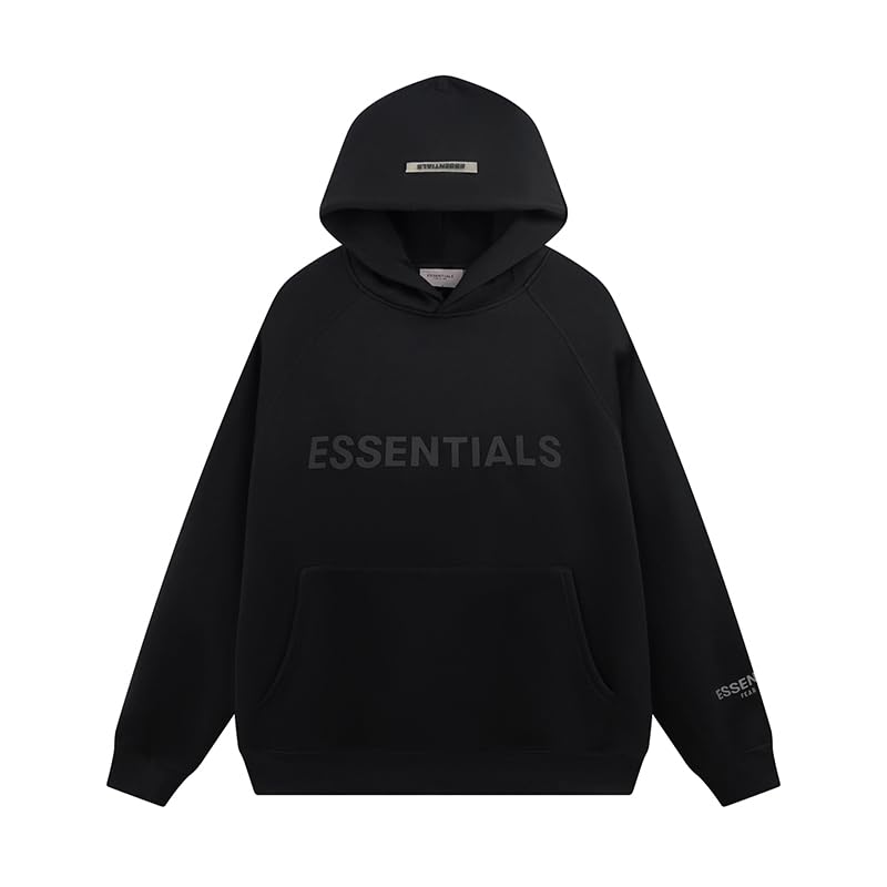 Unisex Cotton Pullover Hoodie Soft Durable Sweatshirt Casual Loose Streetwear for Teens and Adults