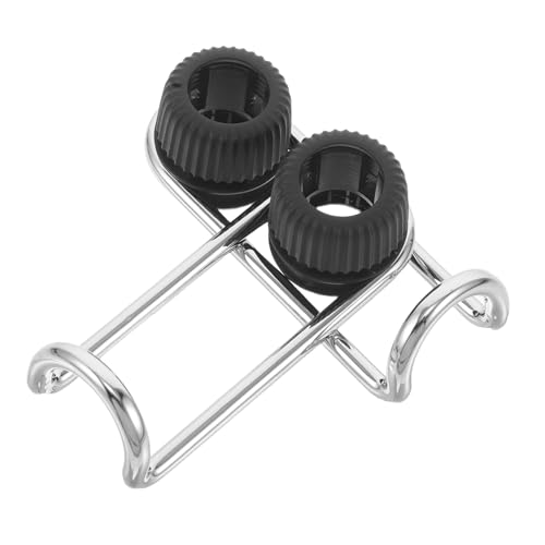 SHINEOFI Ganchos para Reposacabezas de Coche 2 Piezas Gancho Metálico para Respaldo del Asiento Trasero Soporte para Bolsos y Mochilas Organizador Interior de Vehículo Color Plateado