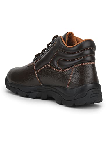 Image of Liberty Freedom Armour-AK Lacing Safety Shoes for Men | Leather Sole| Water Resistance |Padded Foam Insole| Comfortable for All Weather | Shock Absorber|