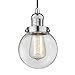 Innovations 201C-PN-G202-6 1 Light Mini Pendant, Polished Nickel