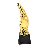 VANZACK Fußballspieler Trophäe Goldene Handschuhe Aus Langlebigem Kunststoff Geeignet Für Jugendfußball Und Vereinswettbewerbe